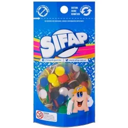 Chinches sifap forradas color surtido x120u