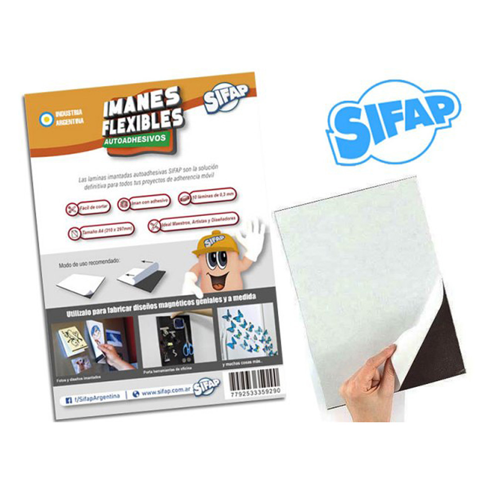 Iman sifap autoadhesivo a4