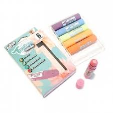Tempera solidas x 6 unidades pastel