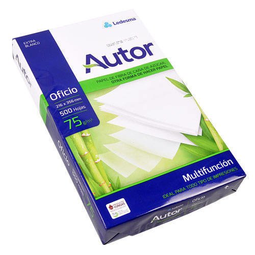 Resma  autor oficio 75g. 500 hojas 