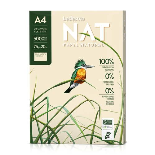 Resma nat 75grs a4  x 500