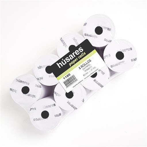 Rollo husares termico 80mm x 45mts.