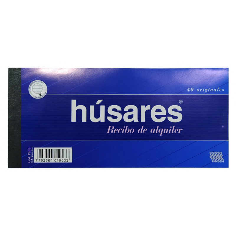 Recibo de alquiler husares