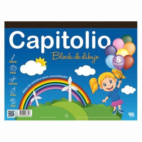 Block capitololio hojas color numero 6