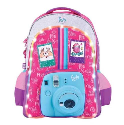 Mochila footy espalda 18" moch insta con led 
