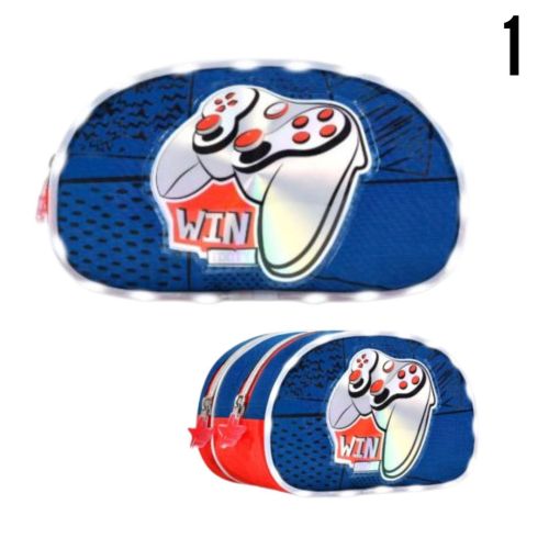 Cartuchera footy 2 cierres win