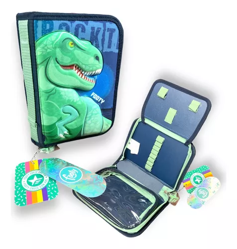 Cartuchera footy desplegable dino