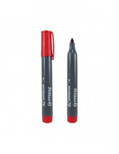 Marcador permanente pelikan rojo marker 711