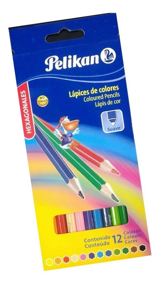 Lapices pelikan acuarelables x12 colores