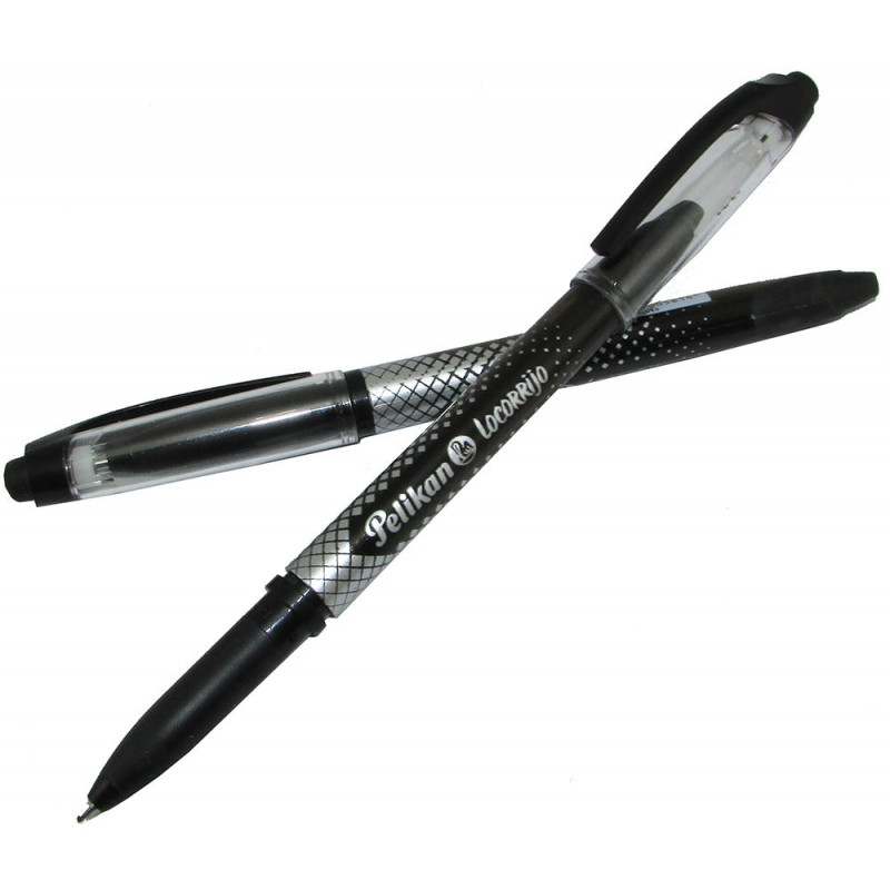 Lapicera borrable pelikan negro locorrijo