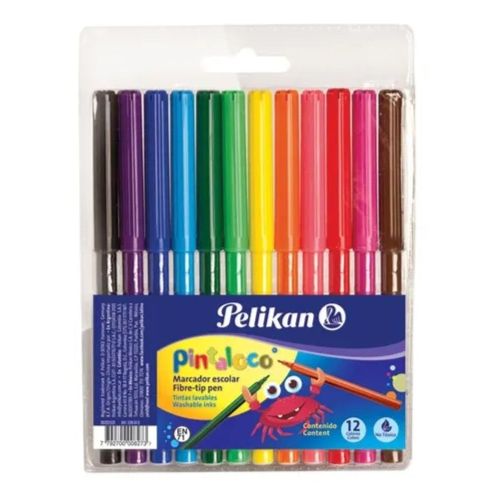 Marcadores pelikan pintaloco  x12