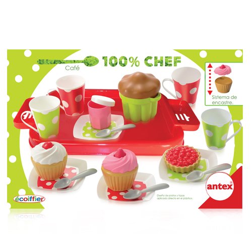 Bandeja cafe con accesorios