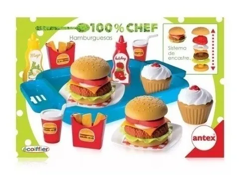 Bandeja hamburguesas