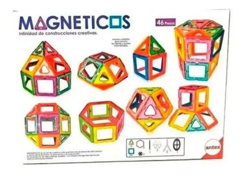 Bloques magneticos 46 piezas
