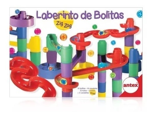 Laberinto de bolita antex zig - zag
