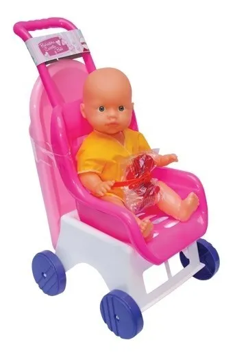 Carrito c/baÑadera y bebe