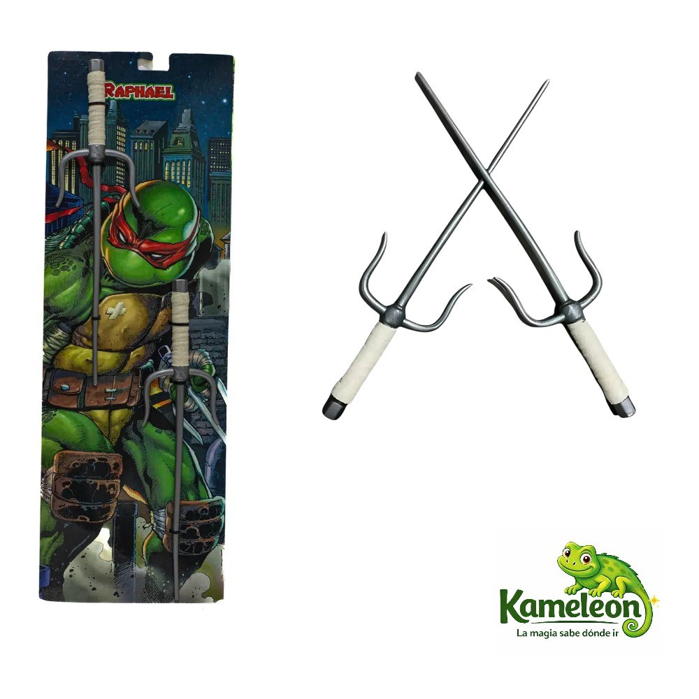 ESPADAS SAIS RAPHAEL DE LAS TORTUGAS NINJAS