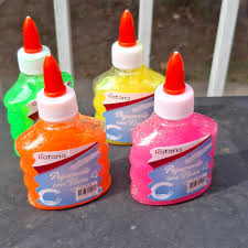 Adhesivo con glitter neon 100ml katana