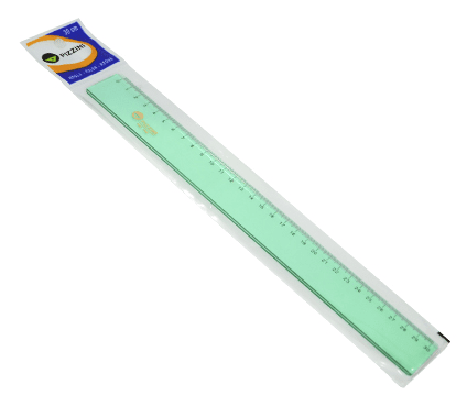 Reglas pizzini estudio 30 cm. verde