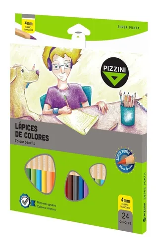 Lapices pizzini supermina x 24 colores