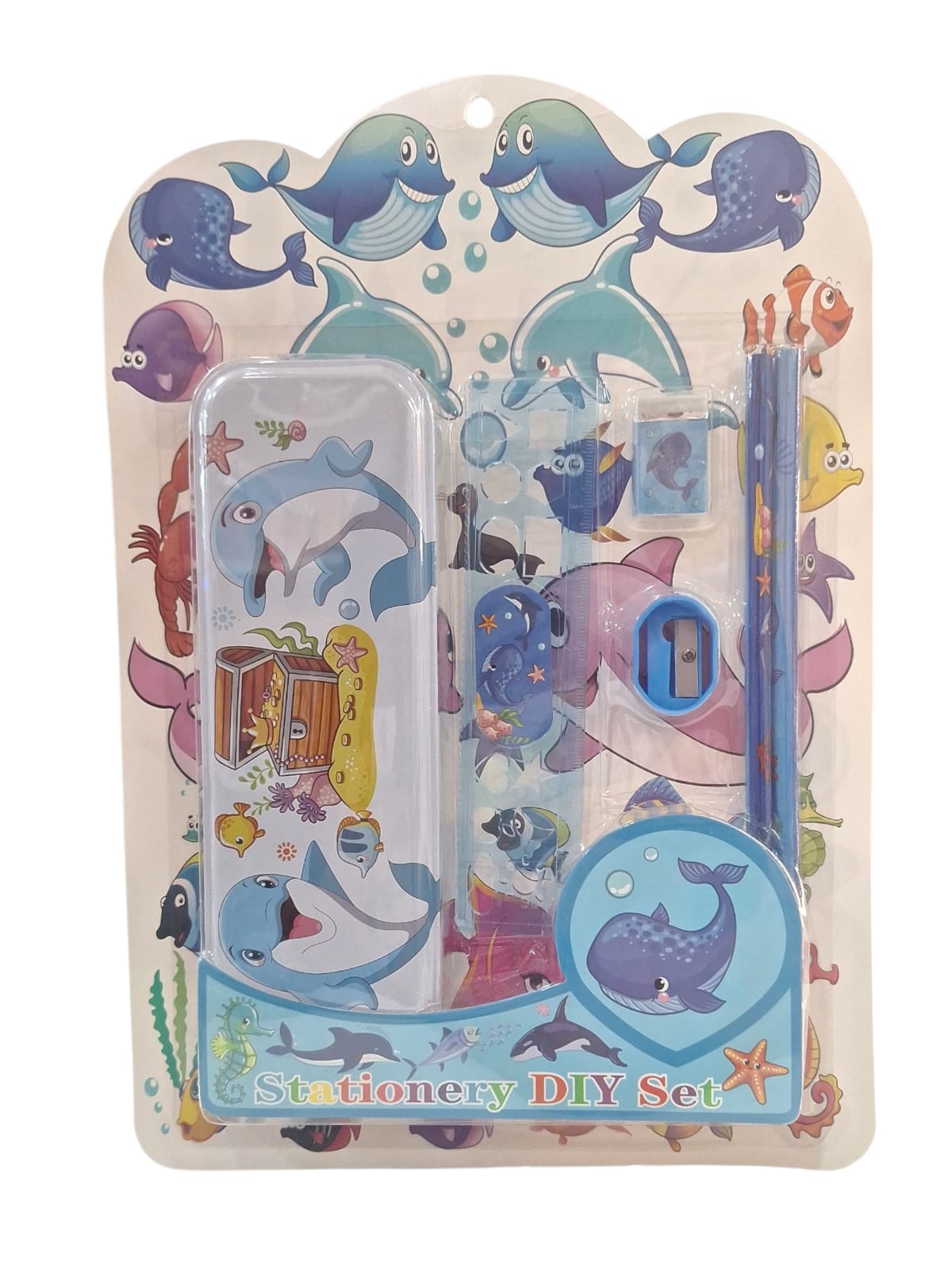 Set escolar de animales x6 u