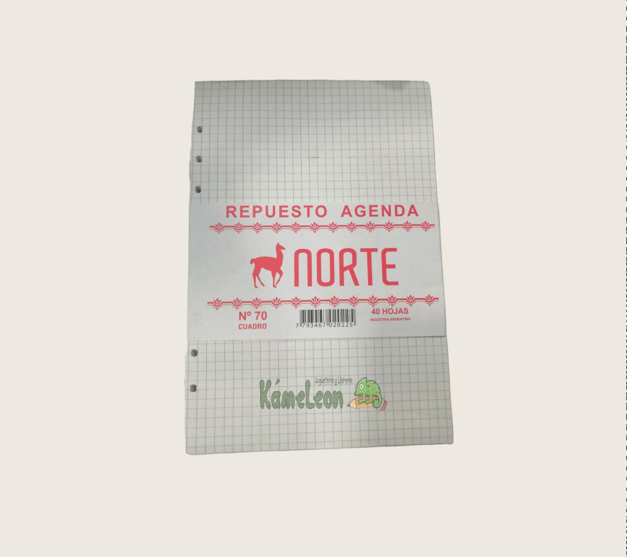 Repuesto norte agendas r8 cuadro nro. 70