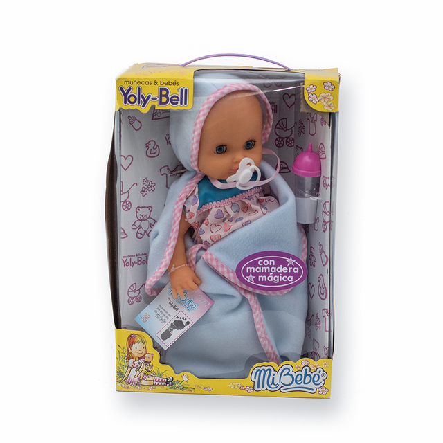 Bebe yoly-bell con mamadera magica
