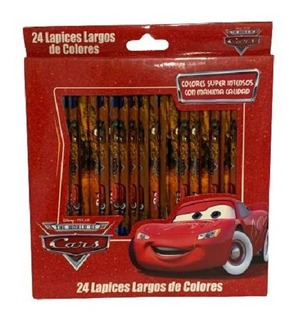 Lapices multiscope x24 colores de cars 