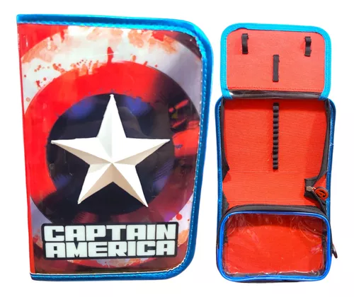 Cartuchera multiscope desplegable squishy avengers