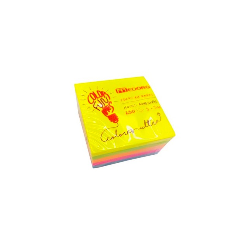 Notas medoro adhesivas 5x5 fluor