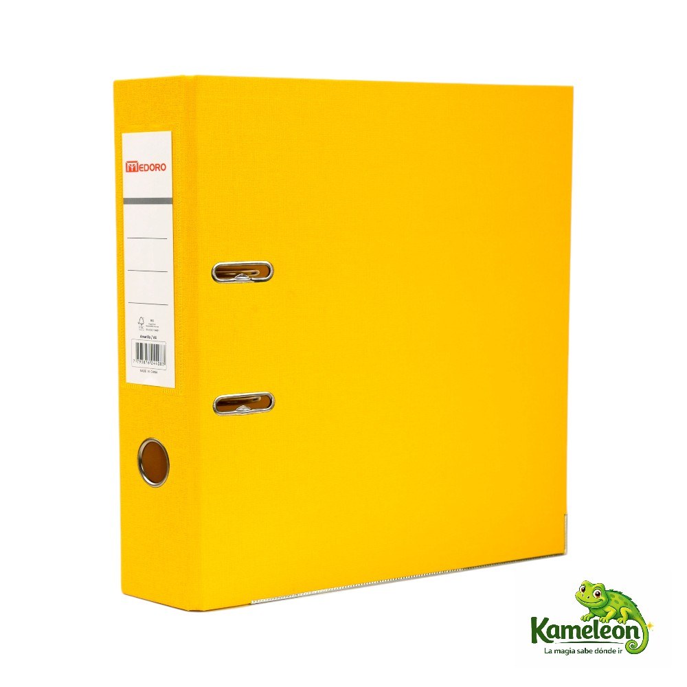 Bibliorato medoro a4 ancho amarillo