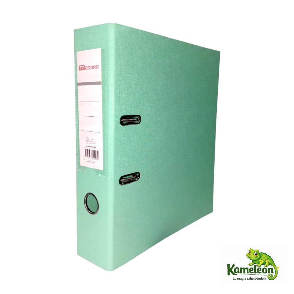 Bibliorato medoro a4 ancho pastel verde