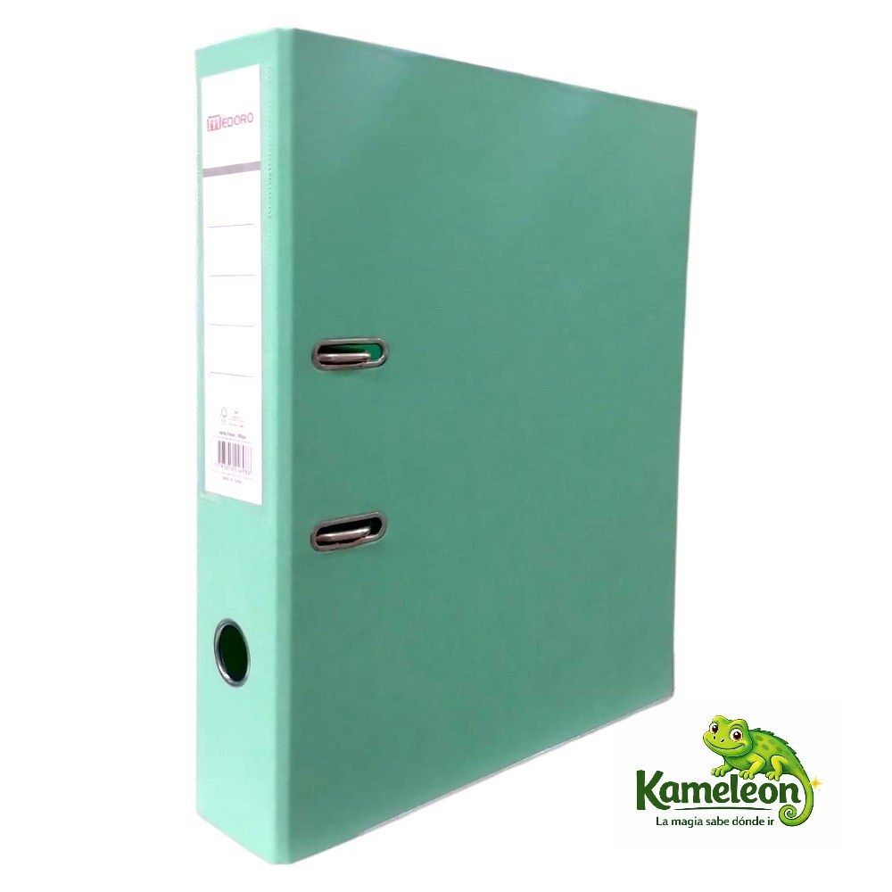 Bibliorato medoro oficio ancho pastel verde