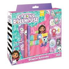 Diario secreto + accesorios gabbys dollhouse