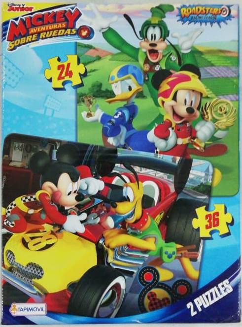 Puzzle de  24 y 1 de 36 pza mickey 