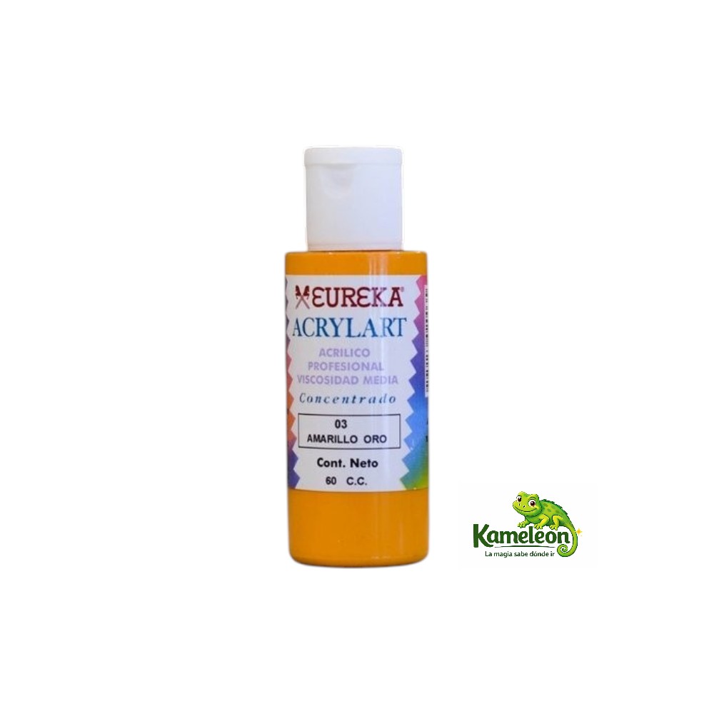 Acrilico eureka  03-amarillo oro