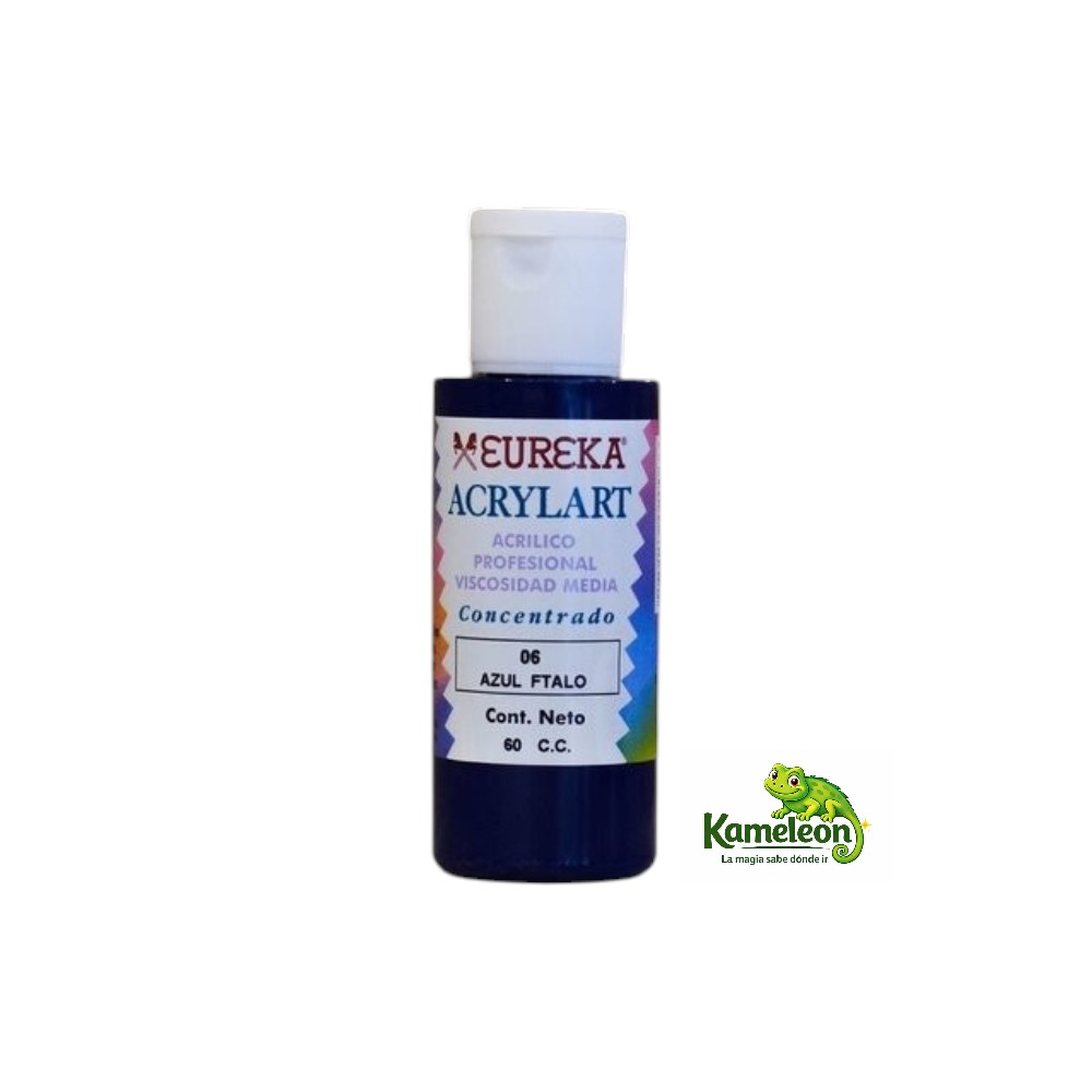 Acrilico eureka  06- azul ftalo 