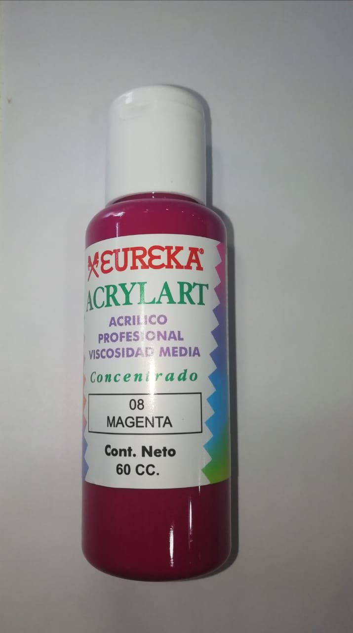 Acrilico eureka  08- magenta 