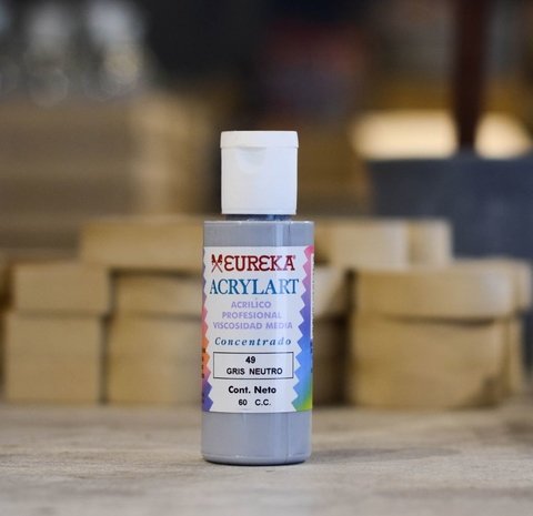 Acrilico eureka 49- gris neutro 