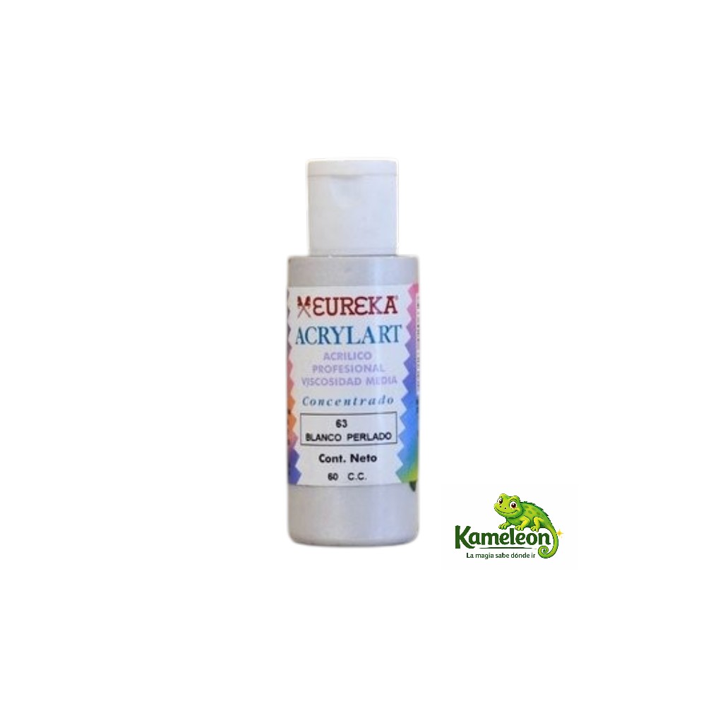 Acrilico eureka 63- blanco perlado 
