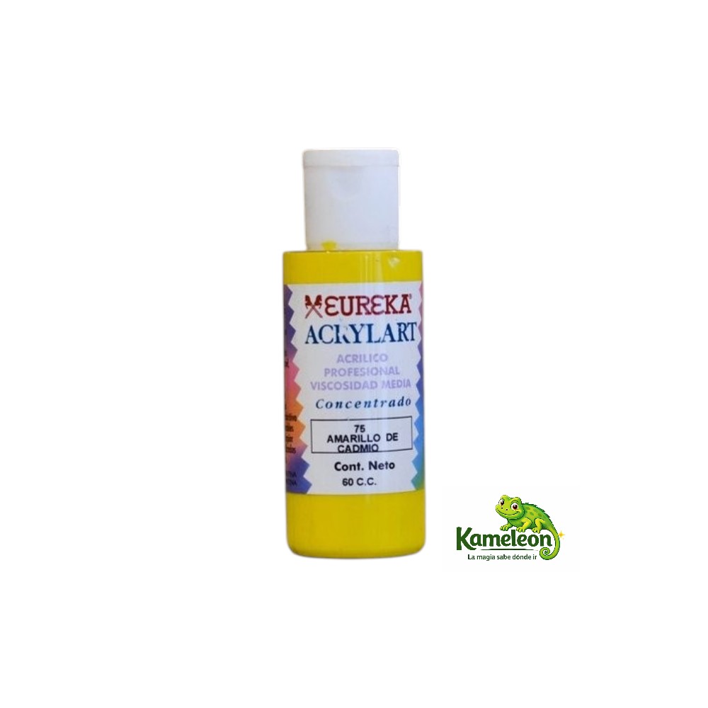 Acrilico eureka 75- amarillo de cadmio