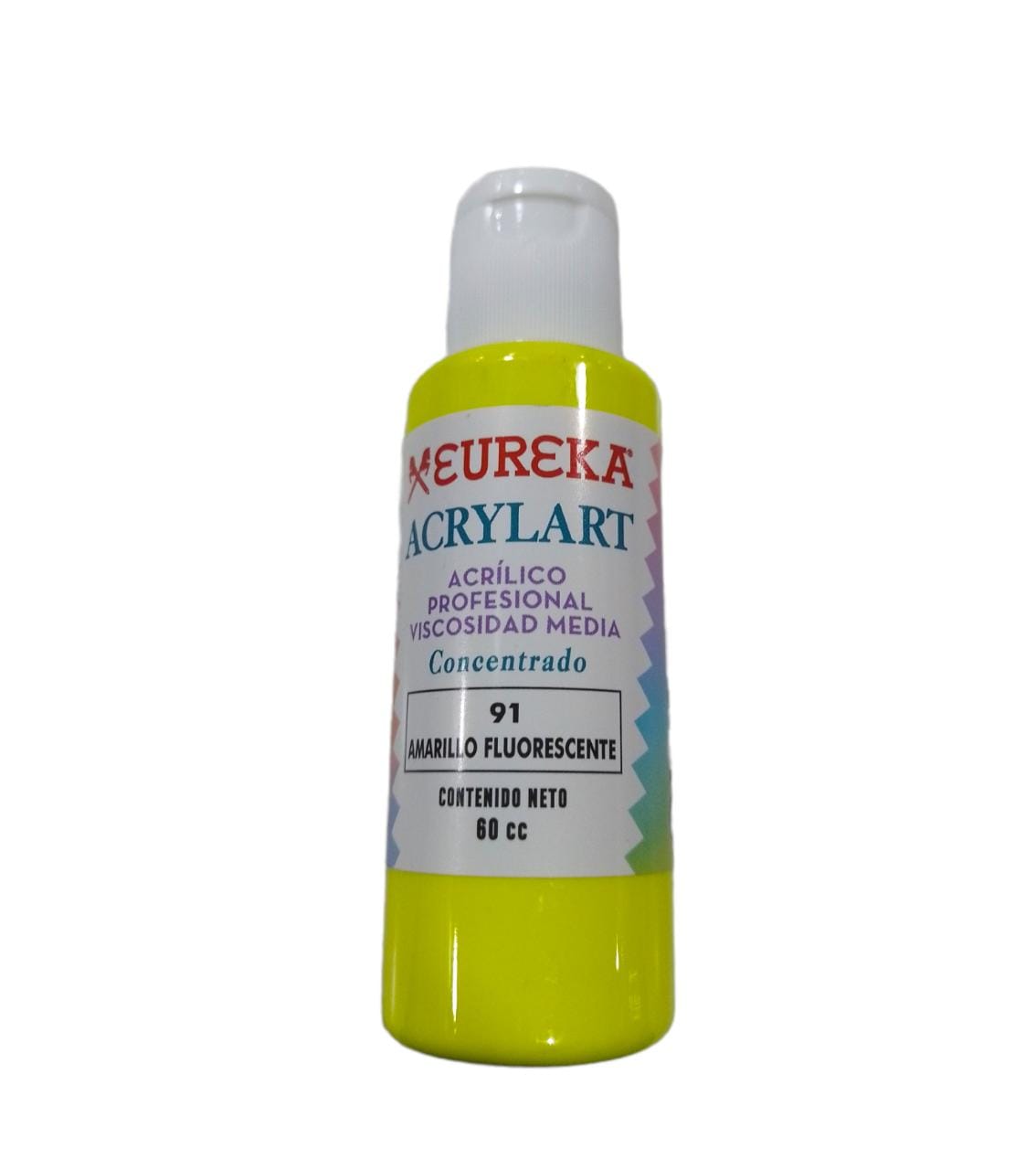 Acrilico eureka 91 - amrillo fluorecente