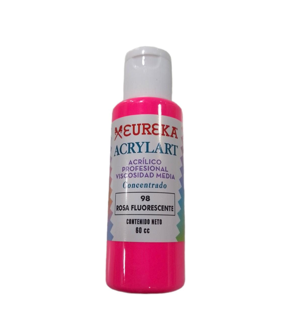 Acrilico eureka 98 - rosa fluorecente