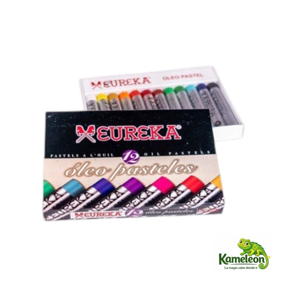 Pastel eureka oleo caja de 12