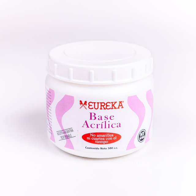 Base acrilica eureka blanca 500cc