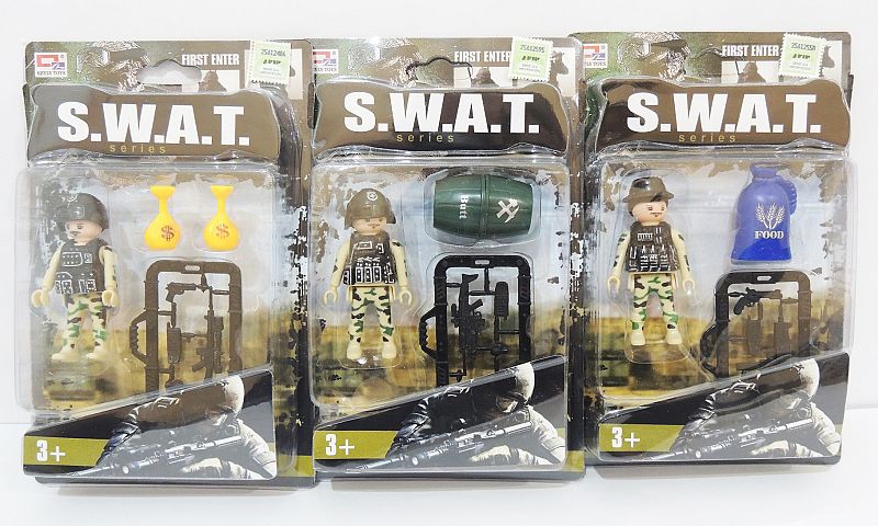 MuÑecos swat art. c/accs