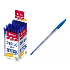 Lapicera filgo azul stick 026 