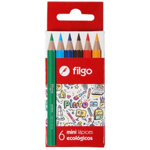 Lapices filgo cortos x6