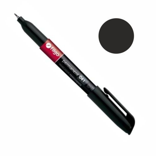 Marcador permanente filgo negro 041 microfibra