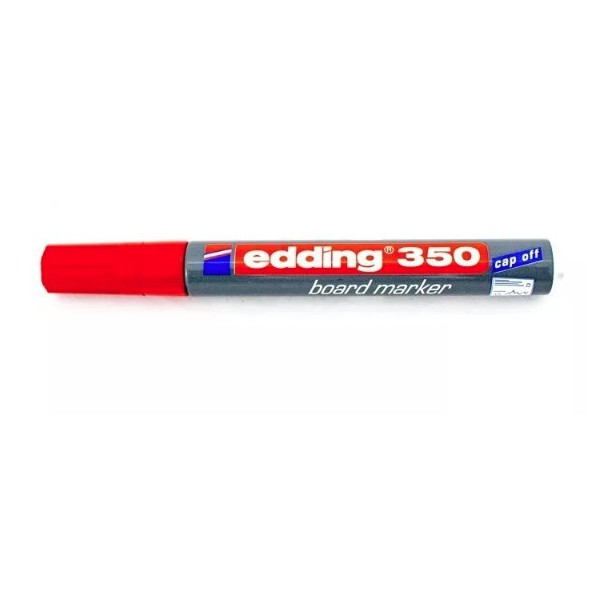 Marcador para pizarra edding 350 rojo 